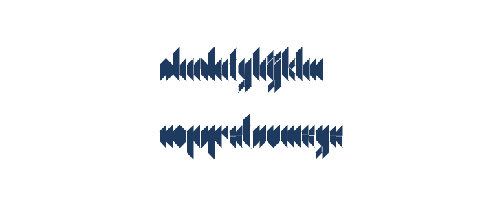 en zelo Regular Lowercase