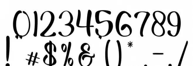 enchantee Font OTHER CHARS