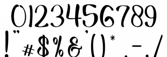 enchantee Font OTHER CHARS