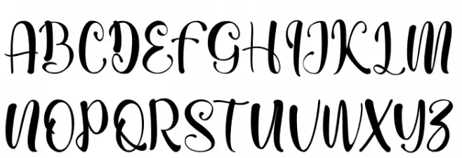 enchantee Schriftart Groß