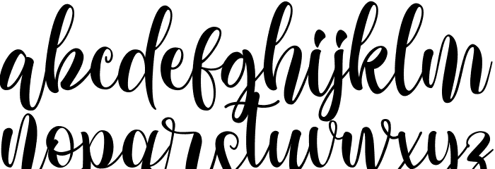 enchantee Font LOWERCASE