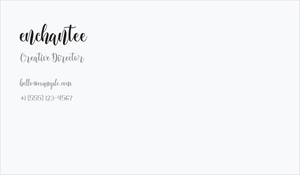 enchantee Business Card