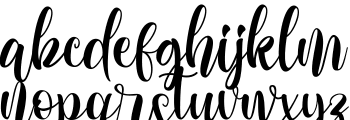 enchantee Font LOWERCASE