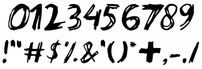 endoell Regular Font OTHER CHARS