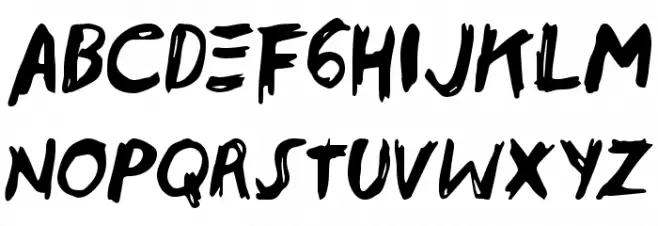 endoell Regular Font Litere mari