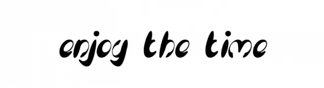 enjoy the time  تنزيل الخطوط