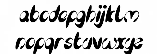 enjoy the time Font LOWERCASE