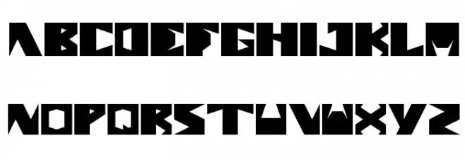 enormous Font LOWERCASE