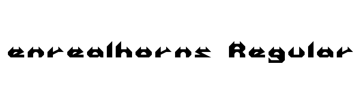 enrealhorns Regular  لخطوط تنزيل