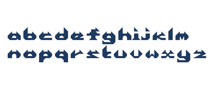 enrealhorns Regular Lowercase