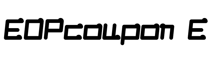 EOPcoupon E Font