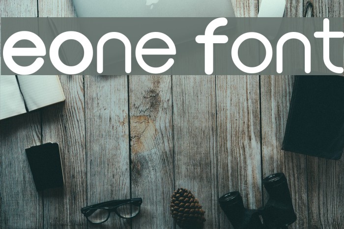 EOne Font examples