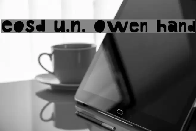 EoSD U.N. Owen Hand Font examples