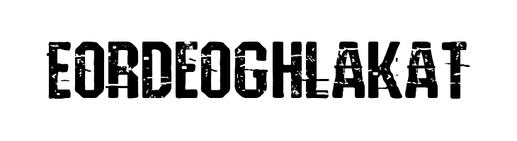 Eordeoghlakat  font caratteri gratis