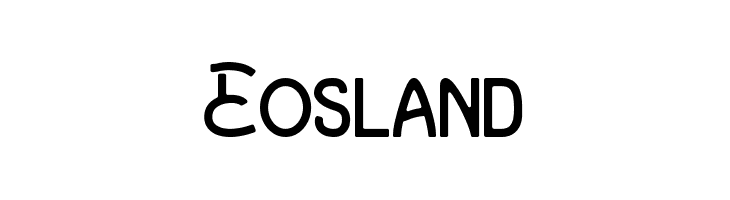 Eosland  baixar fontes gratis