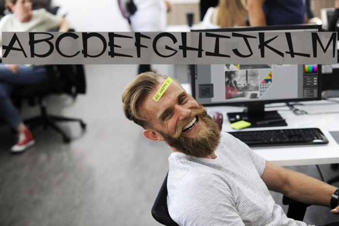 EP Big Guy Font examples