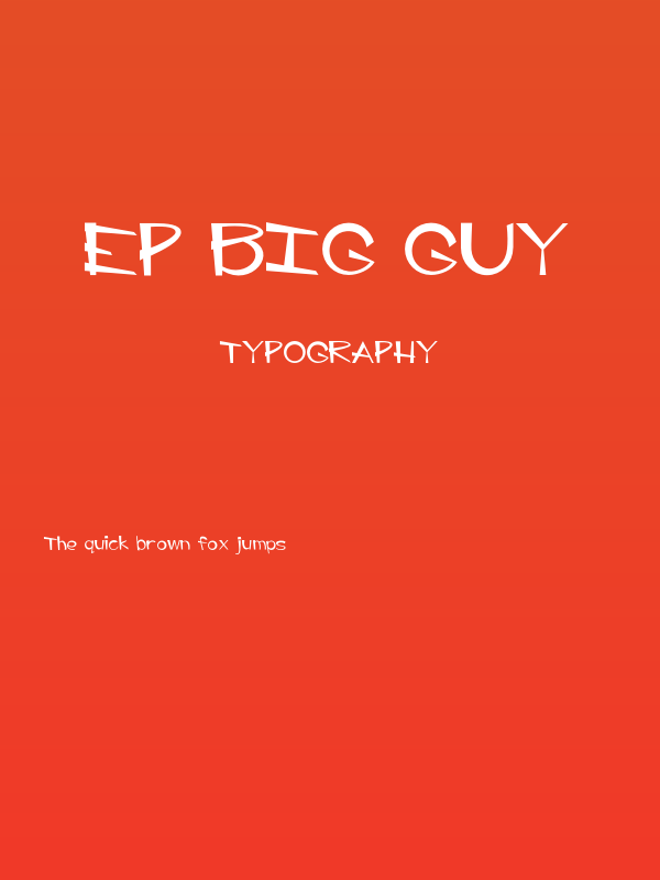 EP Big Guy Poster