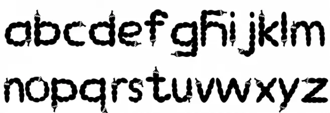 EP Chilli Font LOWERCASE