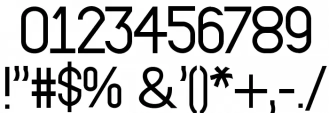 EP Dominate Font OTHER CHARS