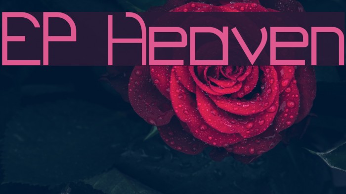 EP Heaven Font examples