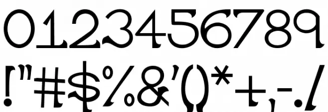 EP Lazy Font OTHER CHARS