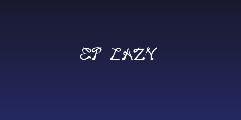 EP Lazy Social Header