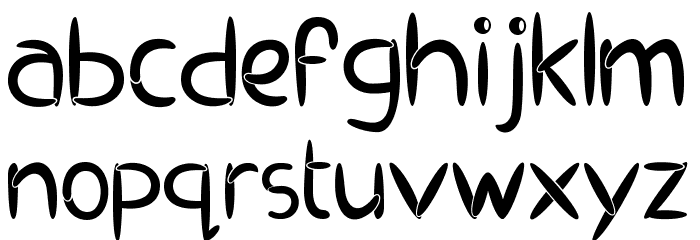 EP Pipes Font LOWERCASE