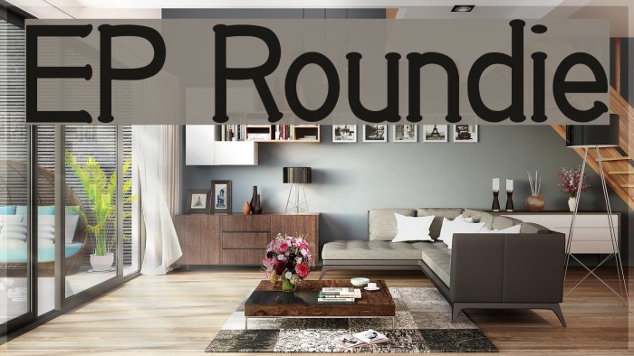 EP Roundie Font examples