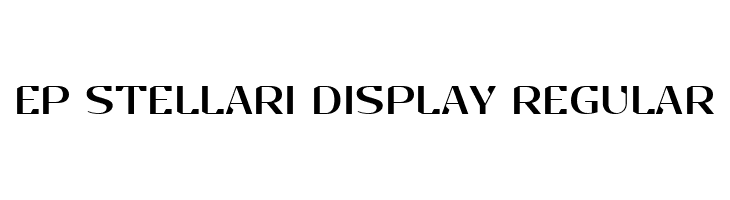 EP Stellari Display Regular  font caratteri gratis