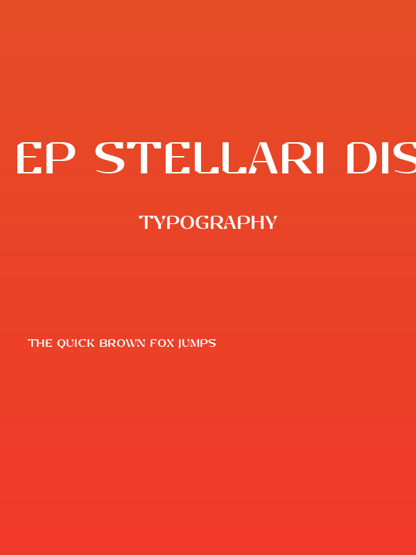 EP Stellari Display Regular Poster