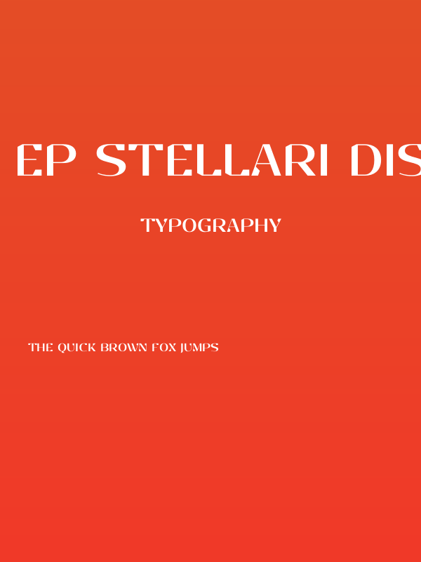 EP Stellari Display Poster