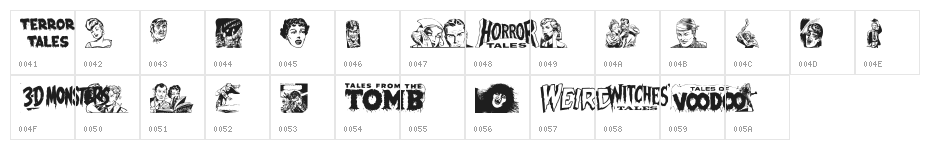 EPD2 Normal Character Map