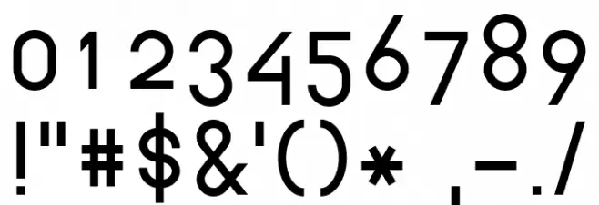 EPF LC Font OTHER CHARS