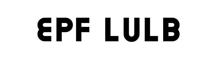 EPF LULB  Скачать бесплатные шрифты