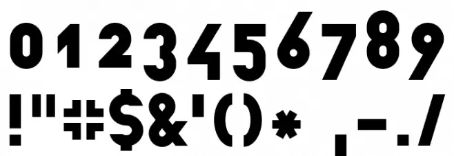 EPF LULB Font OTHER CHARS