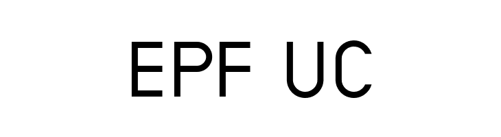 EPF UC  フリーフォントのダウンロード