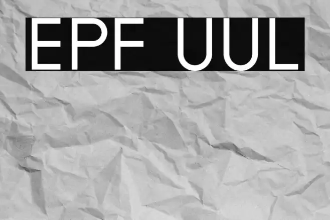 EPF UUL Example 1