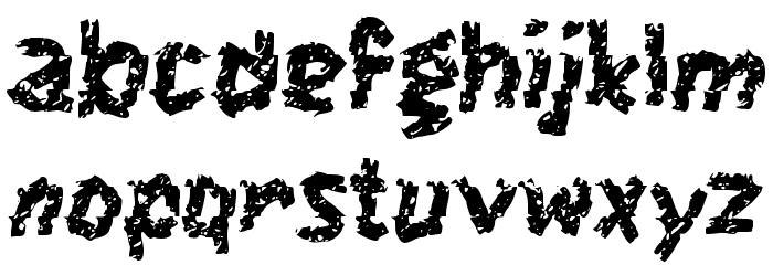 EPISENTRUM GEMPA Font LOWERCASE