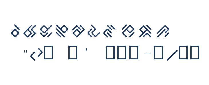 EPTA GLYPHS Other Characters