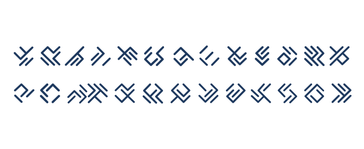 EPTA GLYPHS Lowercase