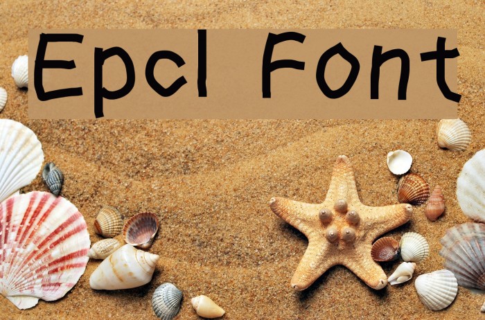 Epcl Font examples