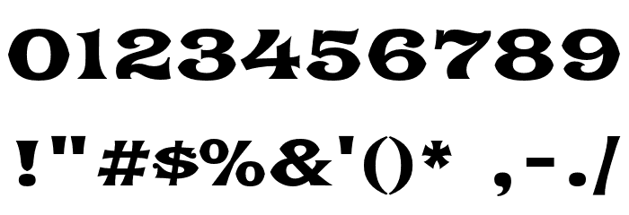 Ephemera Fascia Demo Font OTHER CHARS