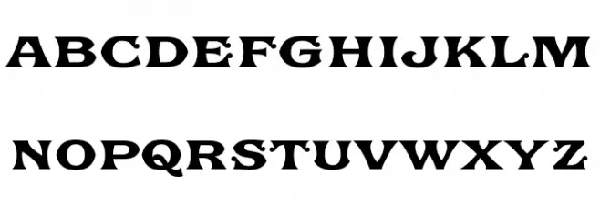 Ephemera Fascia Demo Schriftart Groß