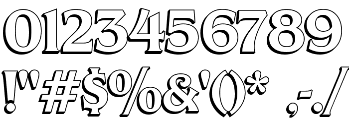 Ephemera Kingsford DEMO Font OTHER CHARS