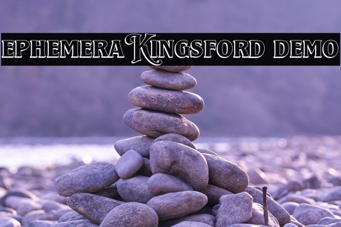 Ephemera Kingsford DEMO Example 3