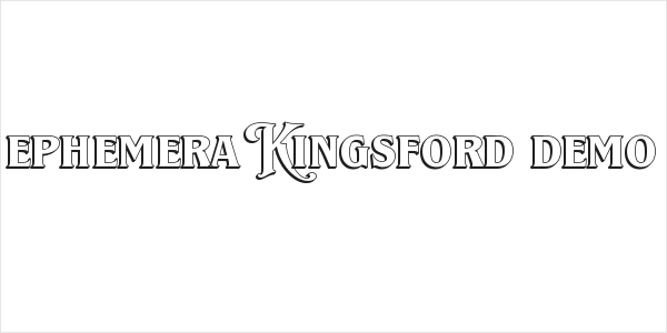 Ephemera Kingsford DEMO Logo