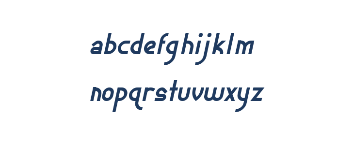 Ephemerian Bold Italic Lowercase