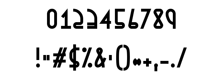 Ephemerian Bold Font OTHER CHARS