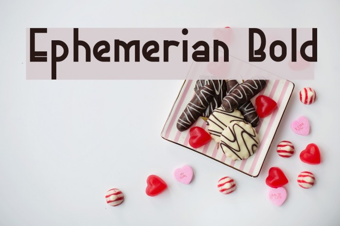 Ephemerian Bold Font examples