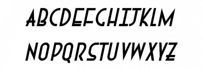 Ephemerian Italic フォント 大文字